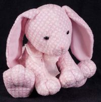 Micheals Store Bunny Rabbit Pink Gingham Plush Lovey